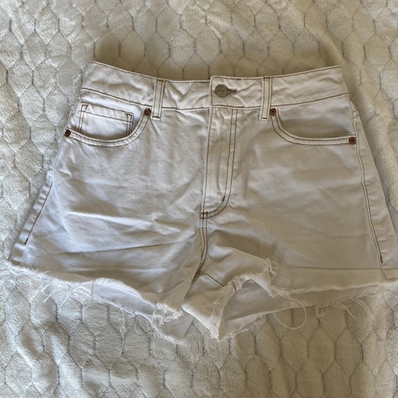 White Dynamite Denim Shorts - Picture 2 of 4